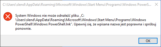 System Windows nie może odnaleźć pliku - Microsoft Q&A