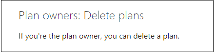 Microsoft Planner - Deleting a Plan - Microsoft Q&A