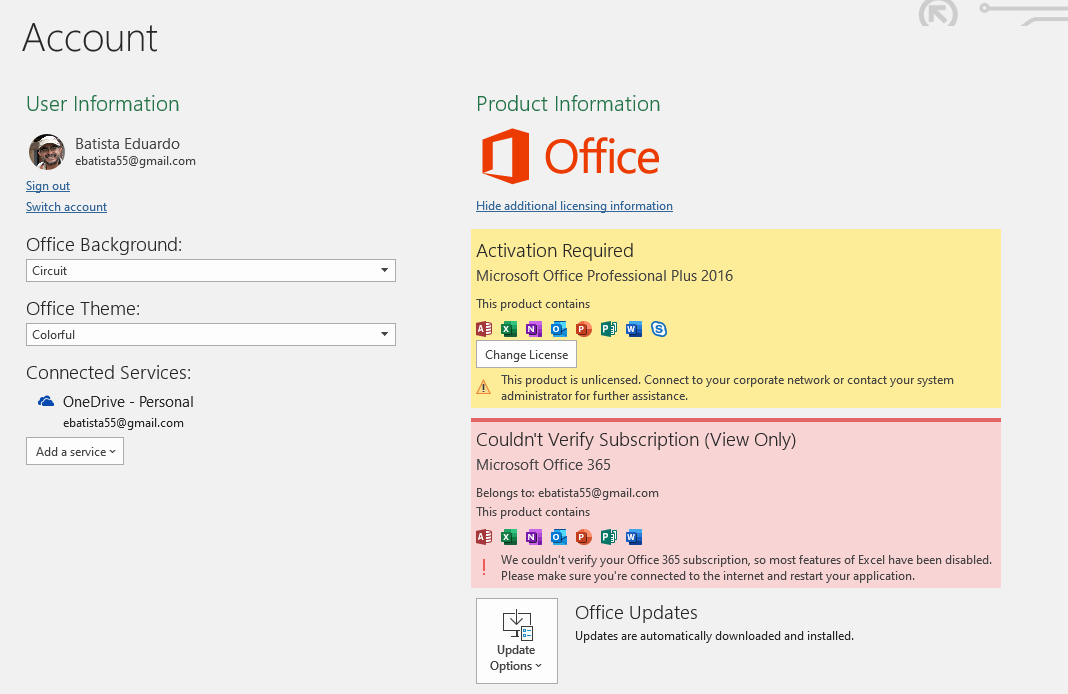 Couldn’t Verify Subscription message - Microsoft Q&A