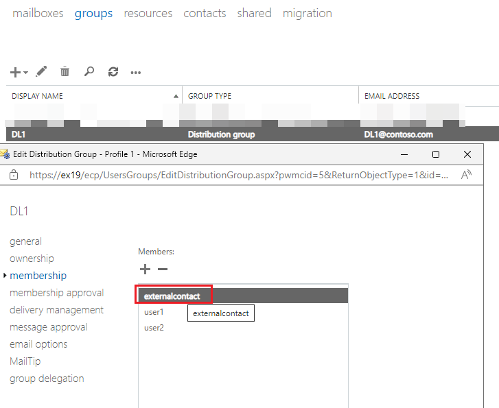 how-to-add-external-email-address-to-a-distribution-group-in-exchange