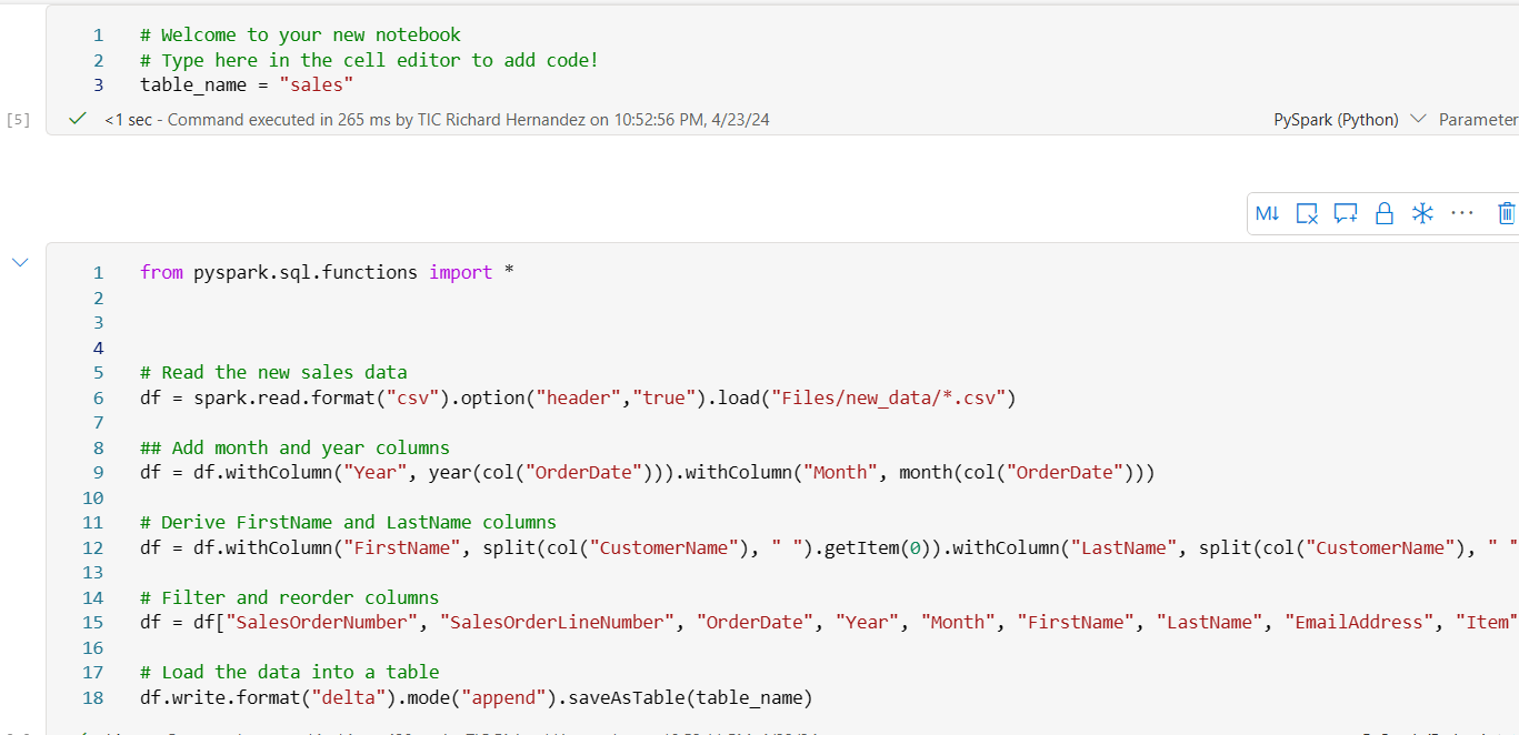 Problems with this exercise: Ingest data with a pipeline - Microsoft Q&A