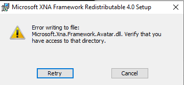 Error installing software - Microsoft Q&A
