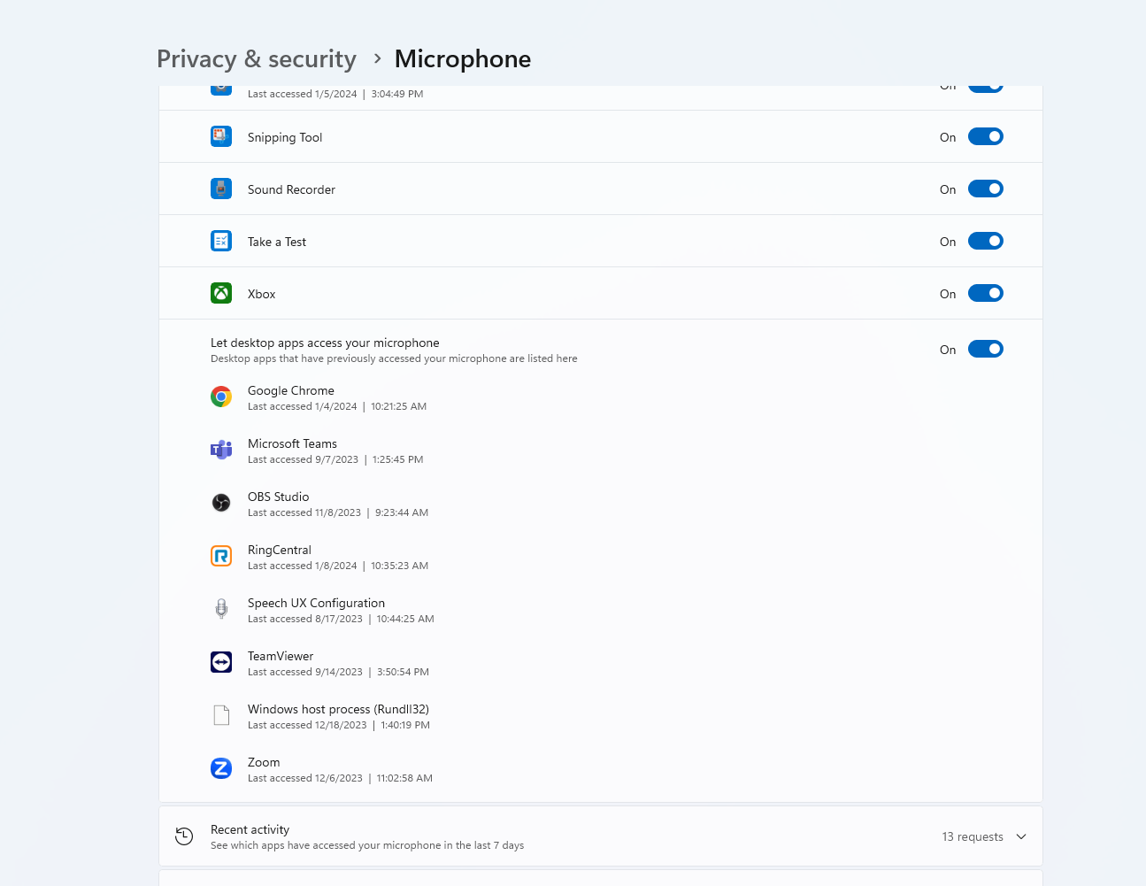 Any 3rd party Microphone will not allow access. - Microsoft Q&A