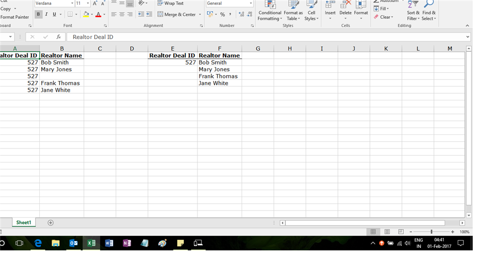 Use VLookup to find all text strings for multiple lines of lookup value ...