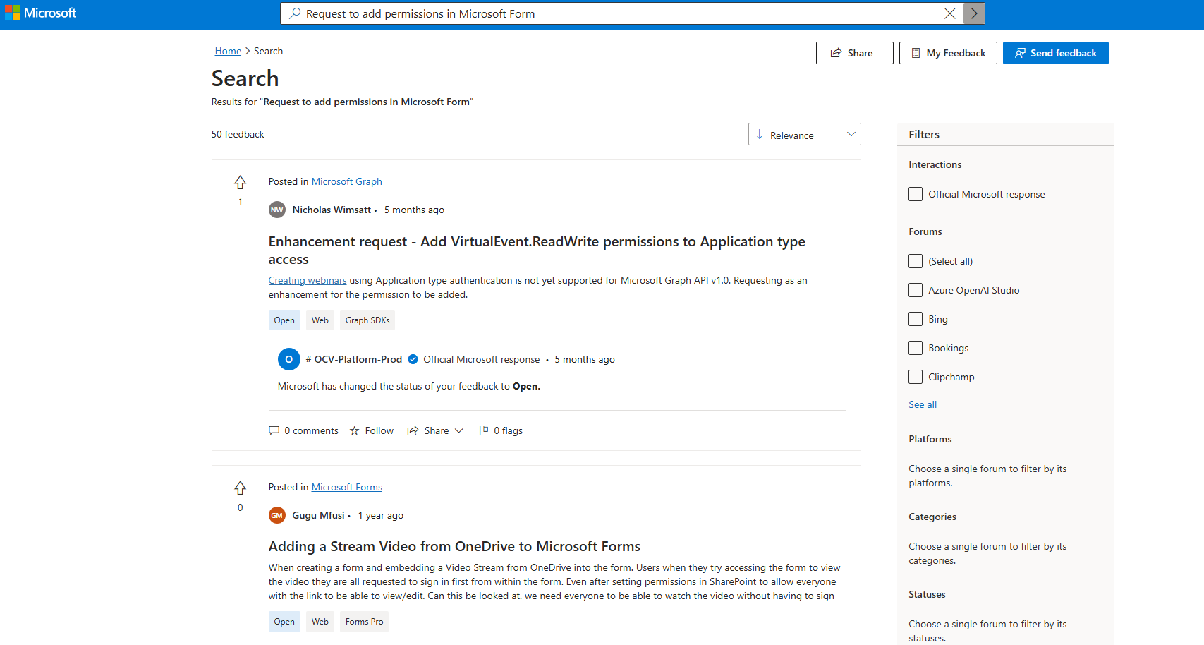 Microsoft Forms 問題 - Microsoft Q&A