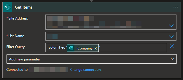 How to get a specific value from a column in a Sharepoint list based on ...