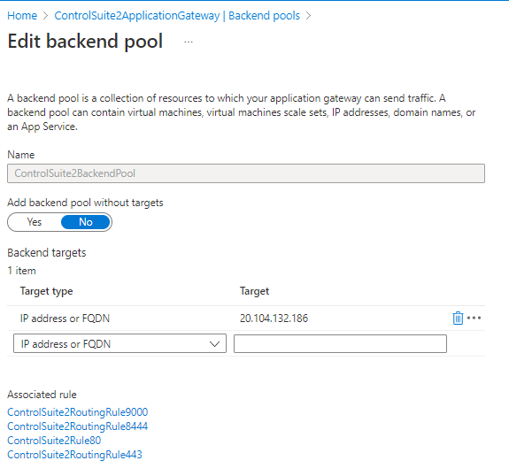 502 Bad Gateway error for Azure Application Gateway Microsoft