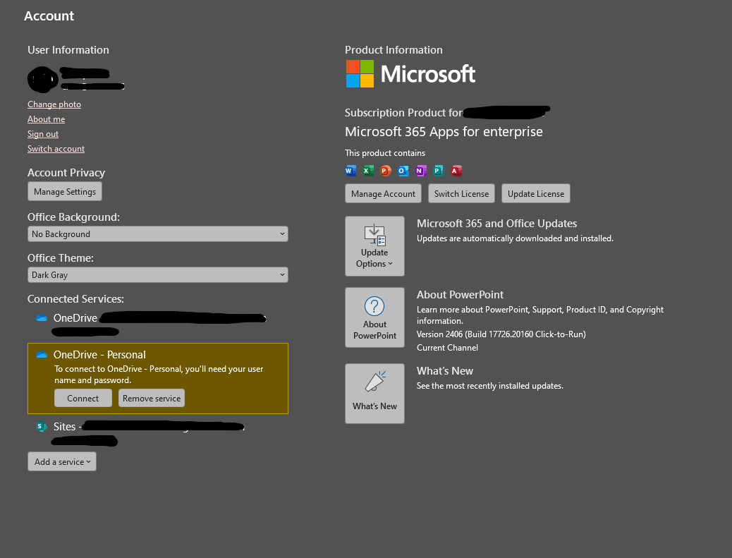 Forms - Customized background does not show in present mode - Microsoft Q&A