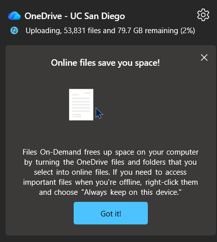 How to remove files from local computer but not one drive - Microsoft Q&A