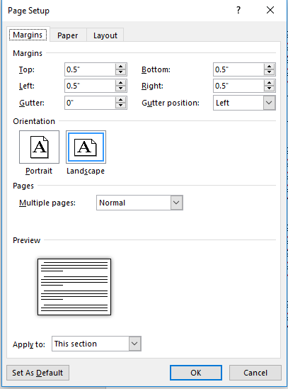 Missing pages in Page Layout View in Word 2016 - Microsoft Q&A