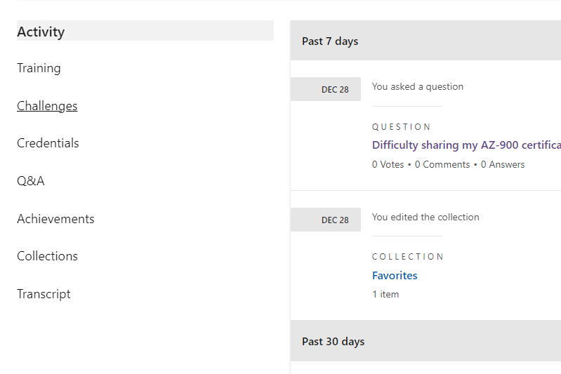 Difficulty sharing my AZ-900 certificate with social networks ...