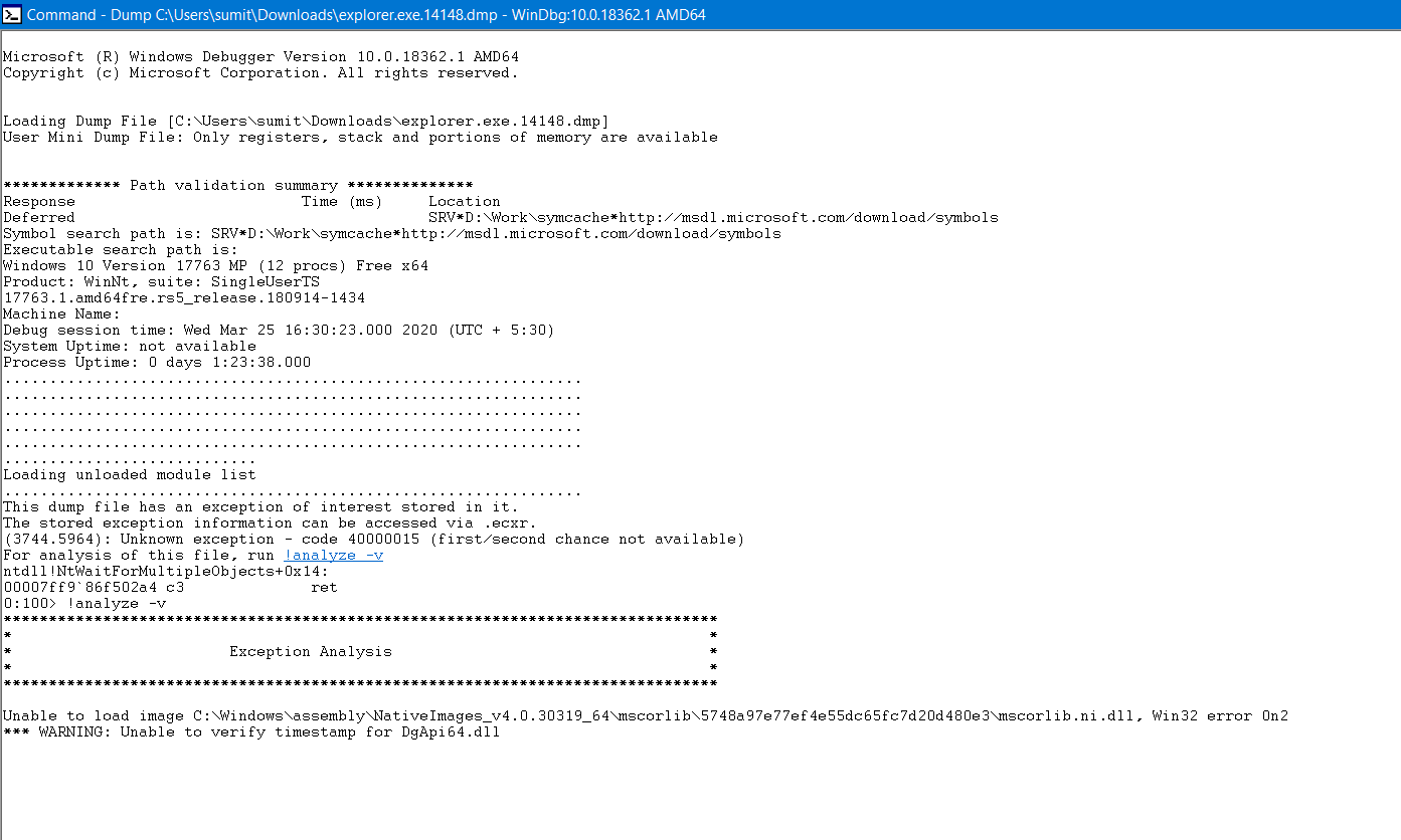 Windows 10 Explorer crashes on Task View - Microsoft Q&A
