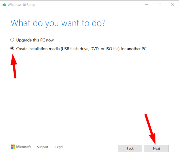 Create Bootable Windows 10 USB Drive 2