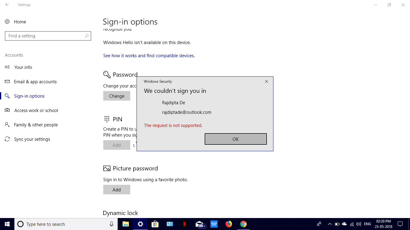 Can't add PIN and can't find the NGC folder - Microsoft Q&A