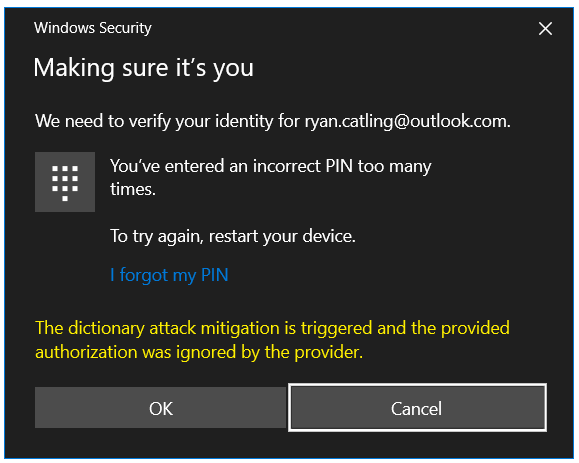 How do I disable Windows Pin when I don't have one? - Microsoft Q&A