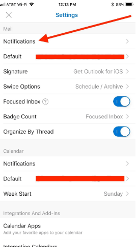 Can't receive push notifications from Outlook app on ios14 - Microsoft Q&A