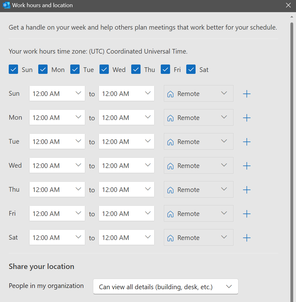 My Outlook Classic Calendar recently stopped graying out past days ...