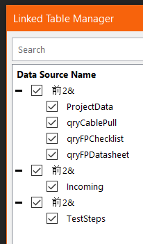 Access - Linked Table Manager incorrect Data Source Name when exporting ...