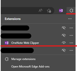 How to add onenote to browser toolbar - Microsoft Q&A