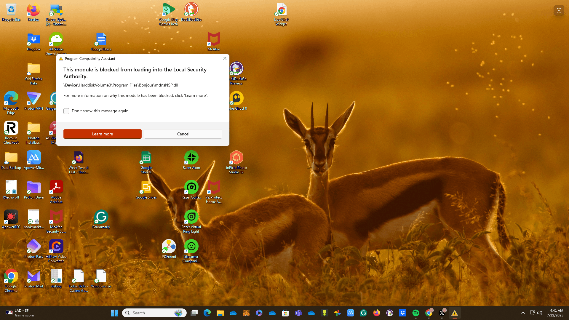 WINDOWS IS SENDING THIS MESSAGE AND I AM CLUELESS.... - Microsoft Q&A