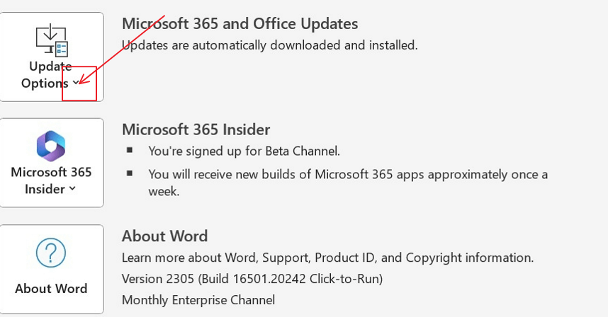 Unable to update beta channel since may.... - Microsoft Q&A