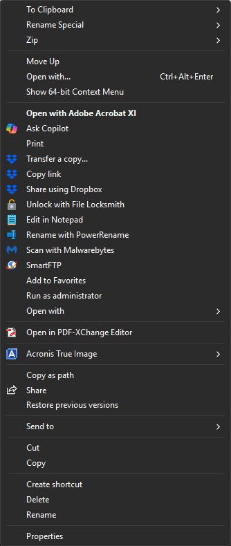 Windows 11 - Why are there two right-click menus? - Microsoft Q&A