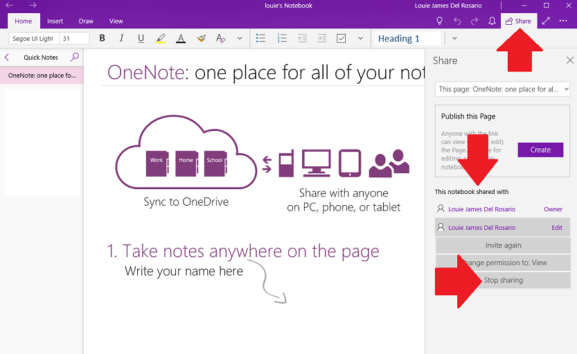 OneNote is telling me I need permission from owner to edit, but I am ...