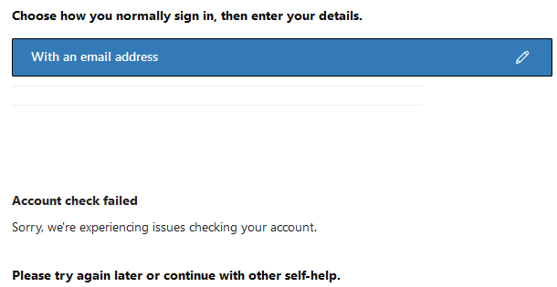 My Windows 11PC says it's sending a code to my MSN email account, but ...