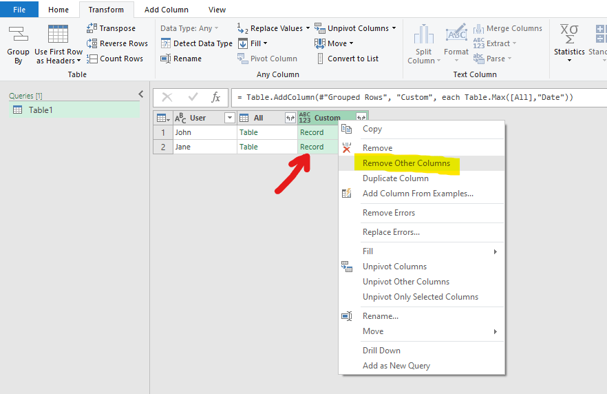 Excel Power Query - Grouping by most recent - Microsoft Q&A