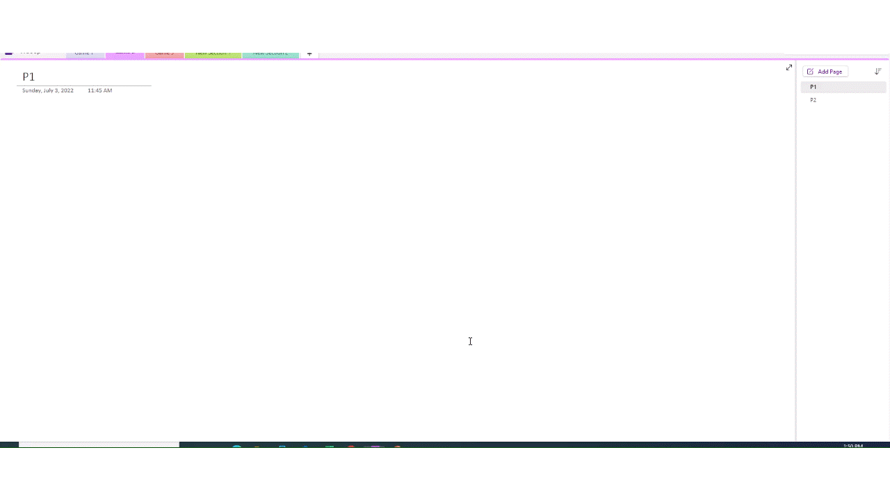 OneNote does not infinitely scroll vertically or horizontally ...