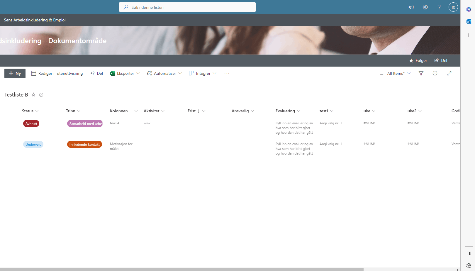 Microsoft Lists - Starting with filled in rows when making new list ...