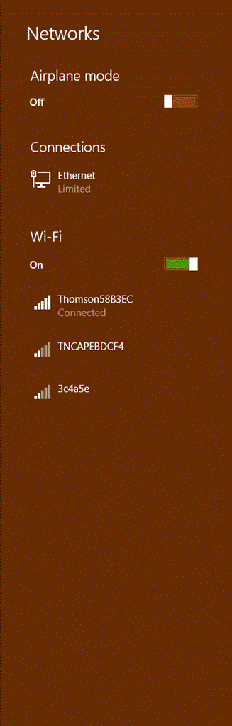 Limited/no Internet Connectivity Wifi & Ethernet Connection Windows 8.1 ...