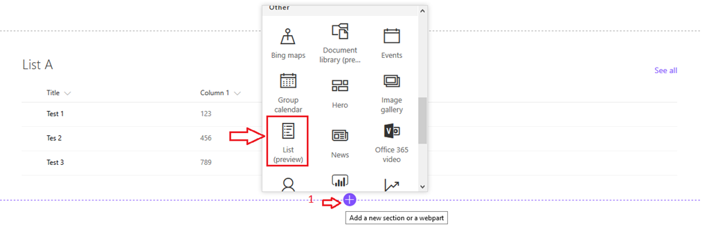 Put a Dropdown Menu on a Team Site Page - Microsoft Q&A