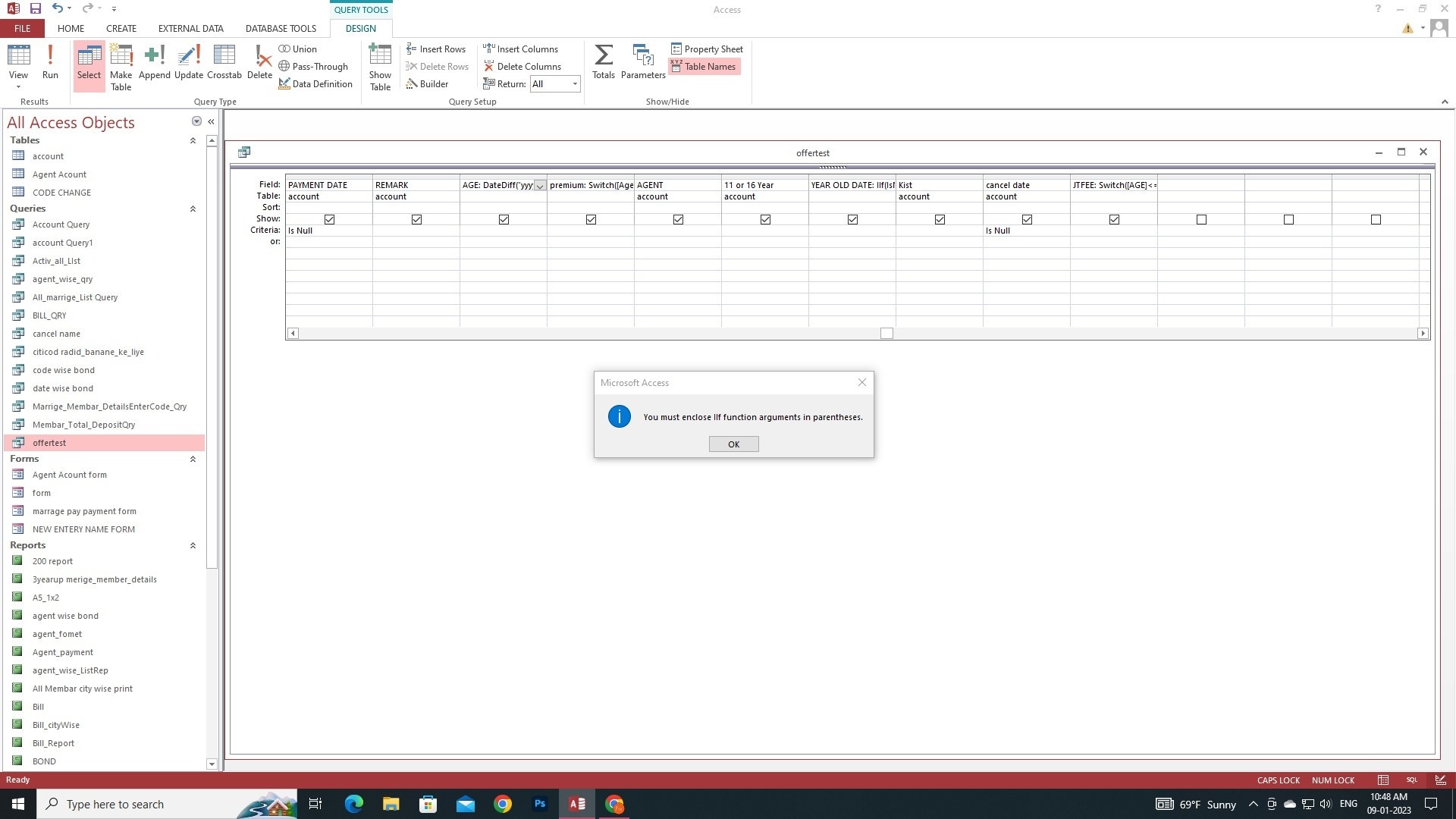 how to Age Calculate in MS Access : Start Date And End Date use in ...