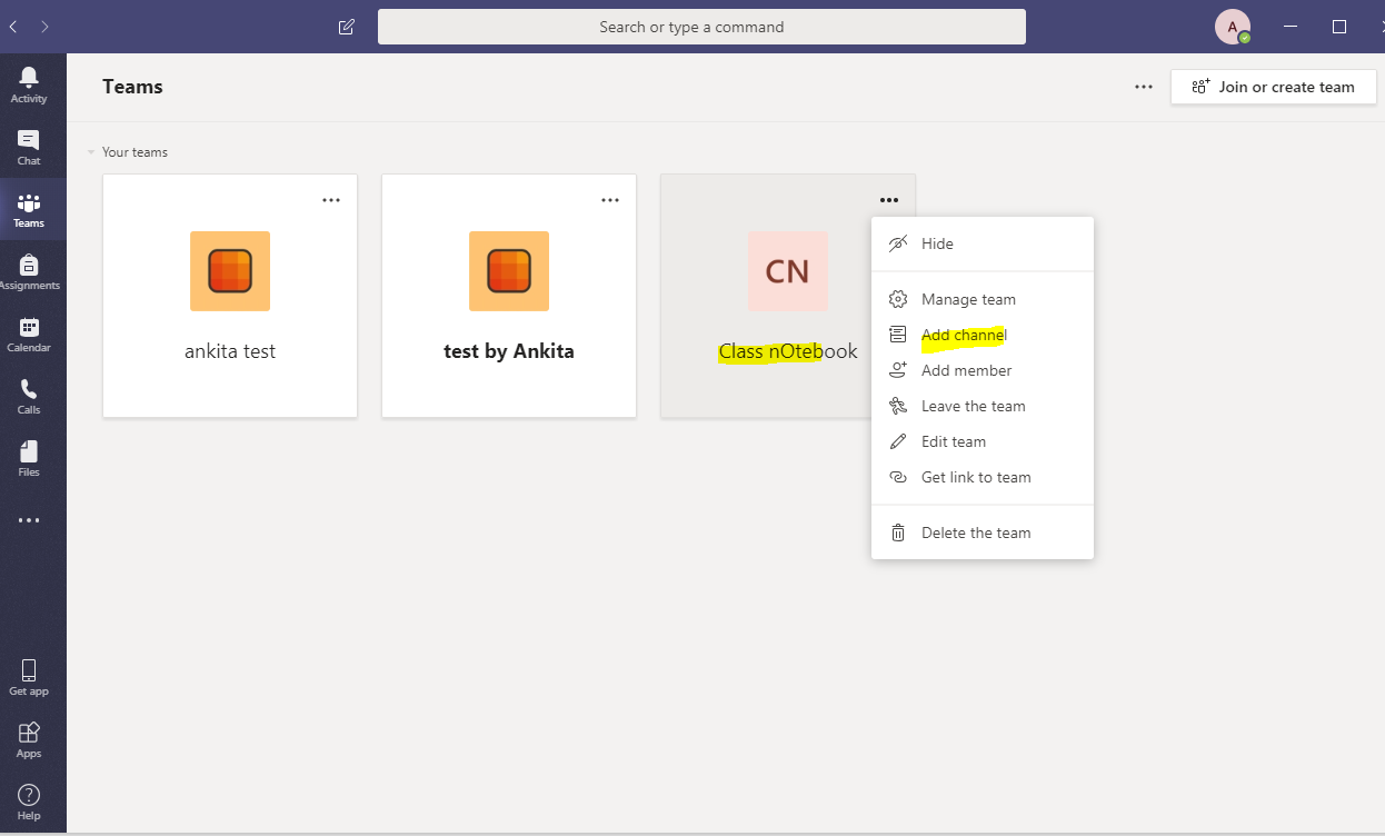 MS Teams- Class Notebook - Microsoft Q&A
