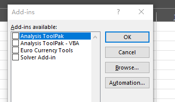 Data Analysis Not Showing Anymore - Microsoft Q&A