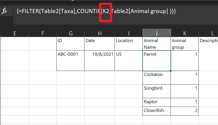 Populate table from data model based on filter - excel - Microsoft Q&A