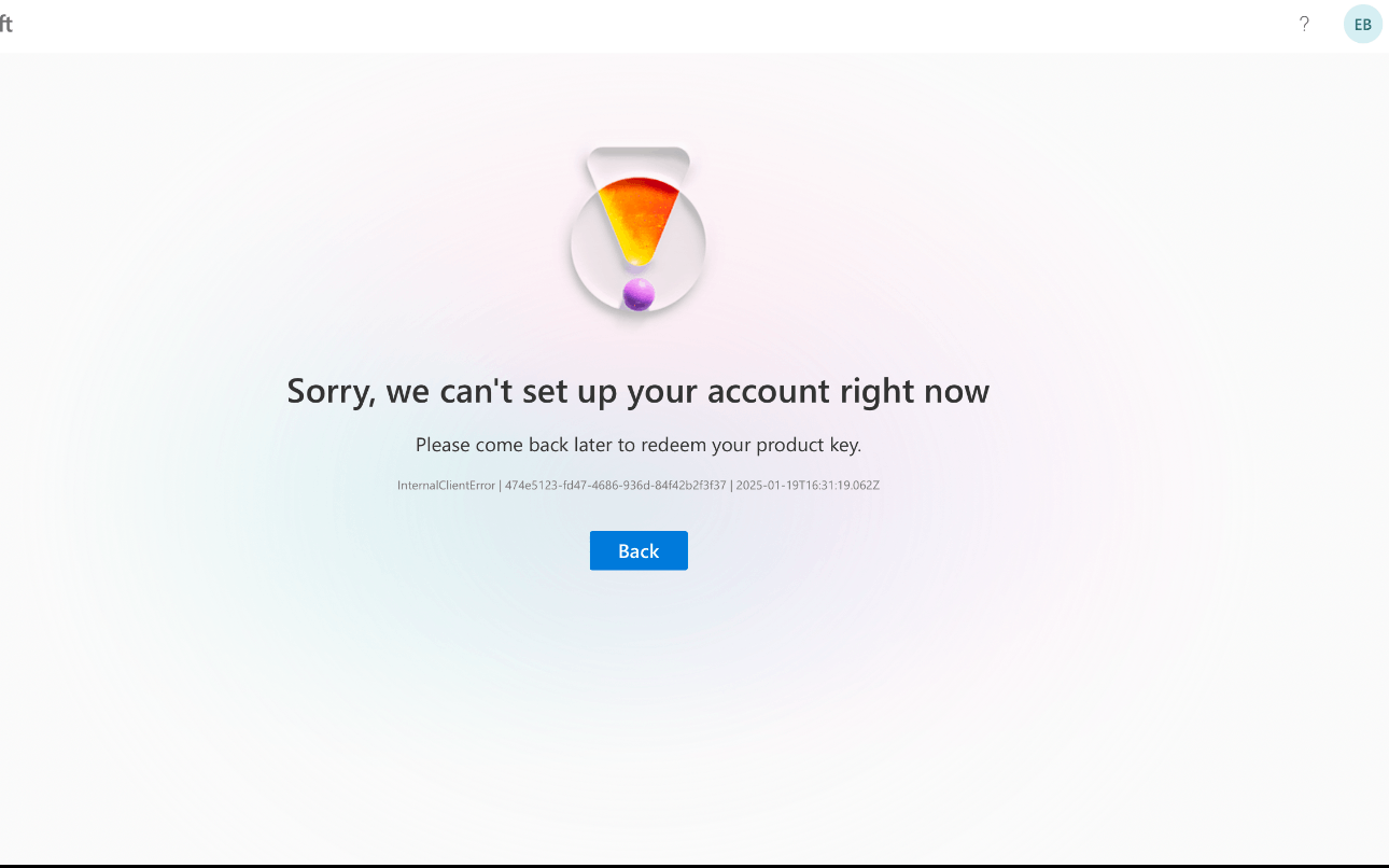Error when I try to download office - Microsoft Q&A