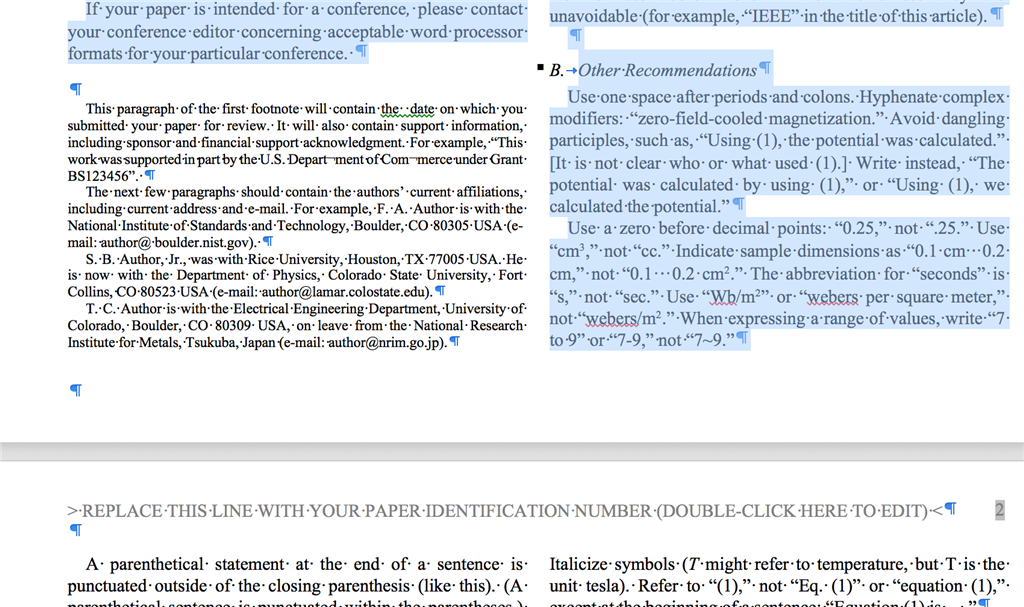Can't find how to adjust footnote layout format coresponding column ...