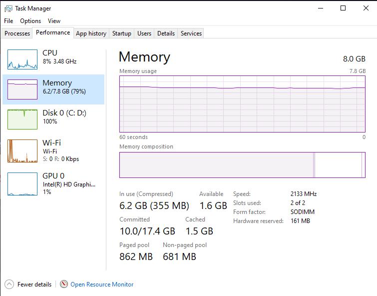 Where is my memory going?! - Microsoft Q&A