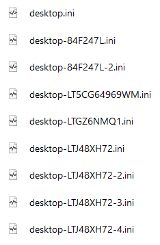 Why are .INI files appearing in Sharepoint sites - Microsoft Q&A
