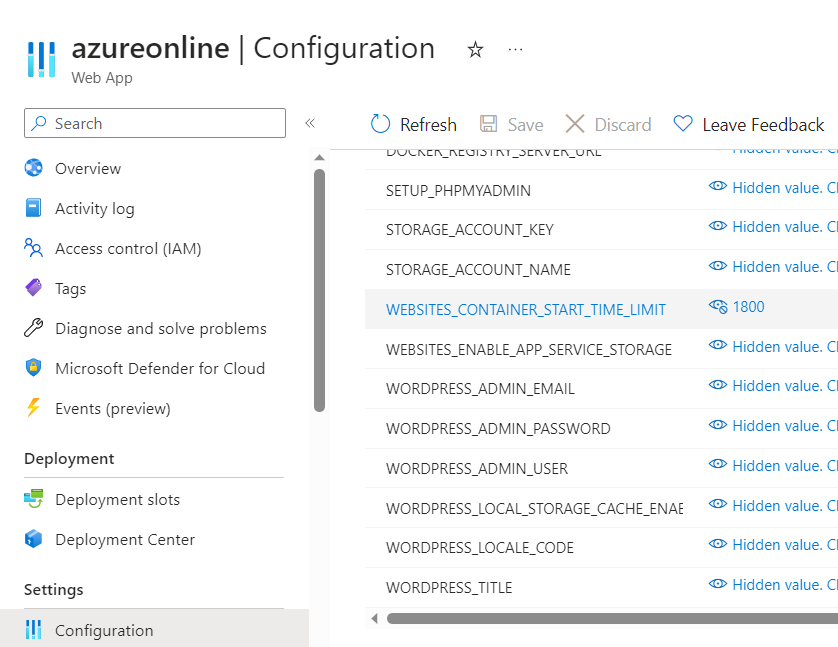 No reason given for why the Azure app is not getting deployed from ...