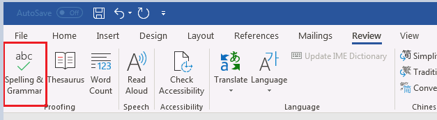 How to check for grammar and comma splice on word doc in office 365 ...