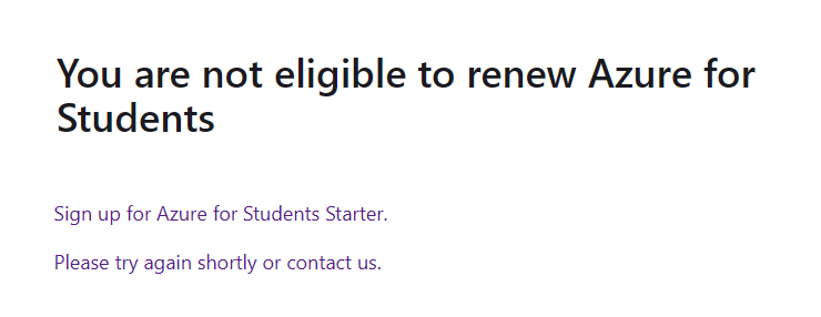 not eligible