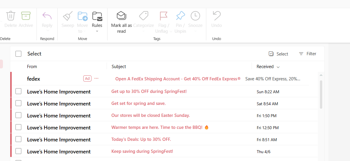blue line on left side of inbox of hotmail and disappearing circle ...