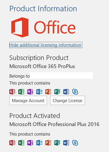 I have both Office 2016 and Office 365 activated - what happens when my ...