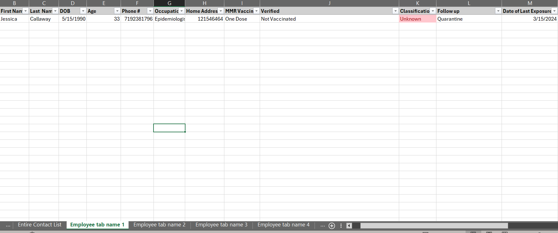 Master tab updates as info is entered into other tabs - Microsoft Q&A