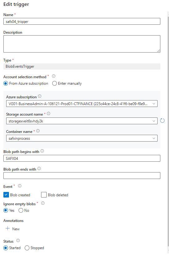 Azure Data Factory is not firing the trigger when I create a blob as ...