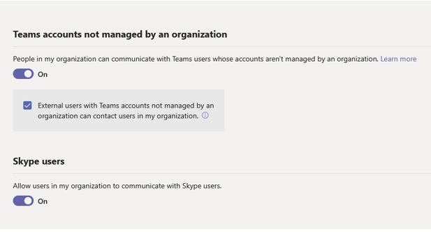 Not able to call External User in Teams - Microsoft Q&A