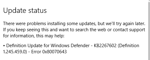 Windows Defender stopped working suddenly - Microsoft Q&A